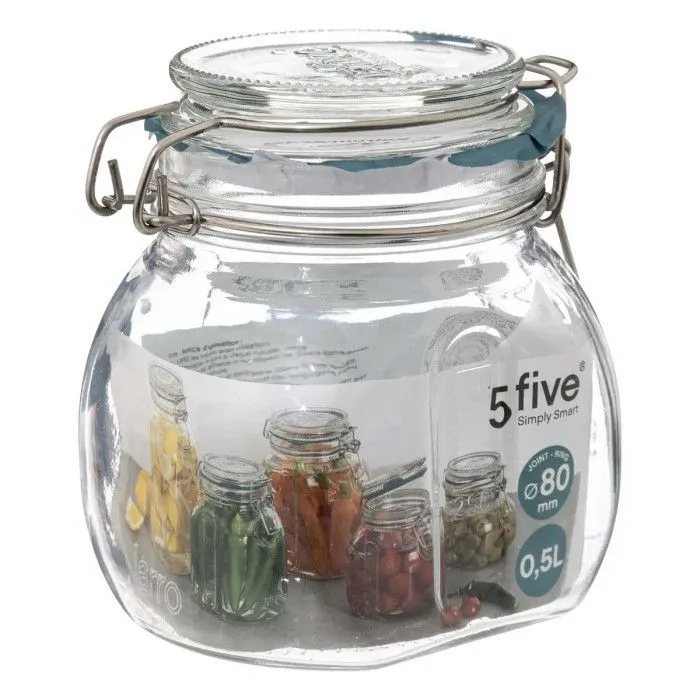 Bocal en Verre Gradué "Jarro" 500ml Transparent-3