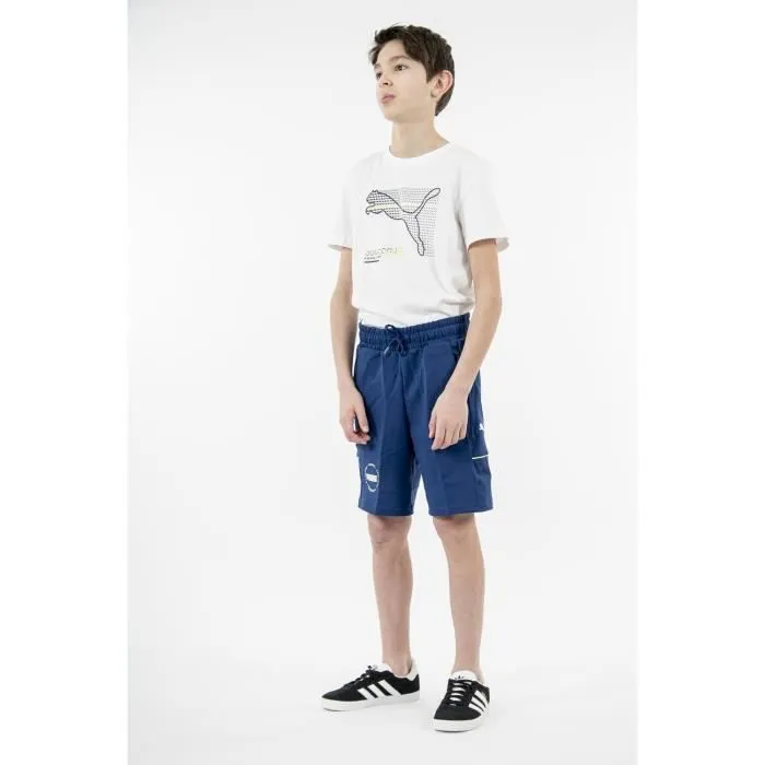 short bermuda puma alpha 12 elektro blue-0