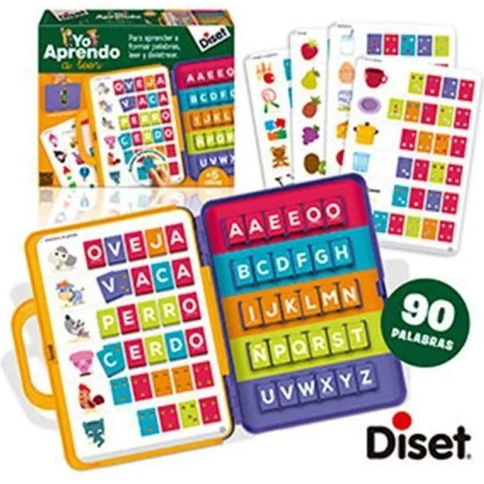 Jeu éducatif - DISET - J'apprends à lire - Auto-correcteur - Mallette incluse-0