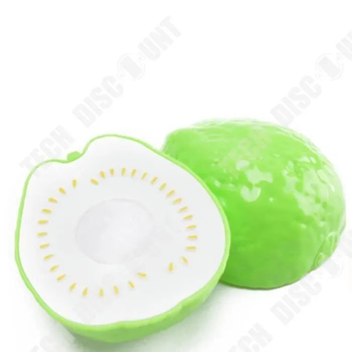 TD® Set Jeu - Jeu de Rôle Cuisine Fruits Légumes Nourriture Jouet Set Coupe-cadeau Goyave- Verte- Fille- Garçon-1