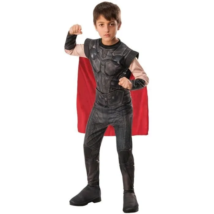 Déguisement Thor Endgame Classic enfant - RUBIE'S - Noir - Licence Thor - Pour enfant de 8 ans et plus-0
