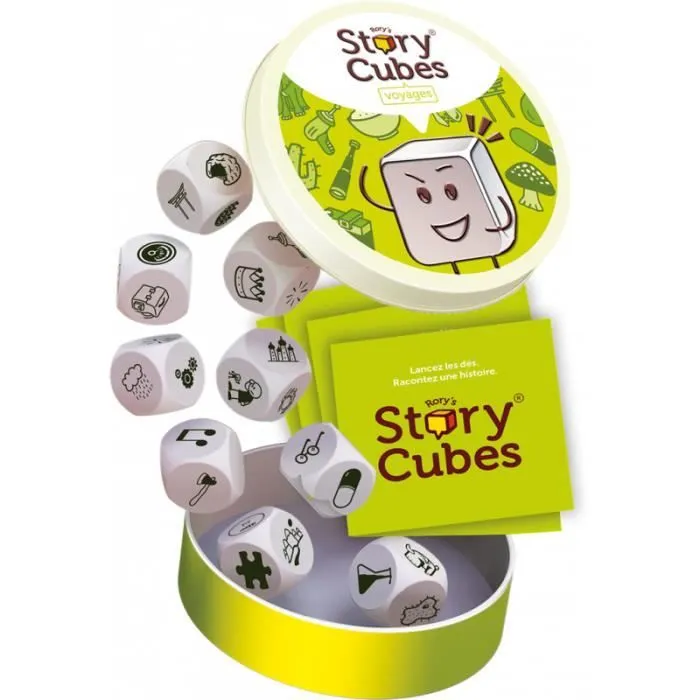 Jeu de société - Rory's Story Cubes : Voyages - Asmodee Vert-1