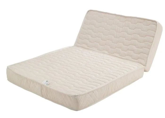 Matelas BZ 140x190 face de contact latex de densit 80 Kg-m3 - Hauteur 15 cm - Soutien Equilibr Protge Matelas et Oreiller-0