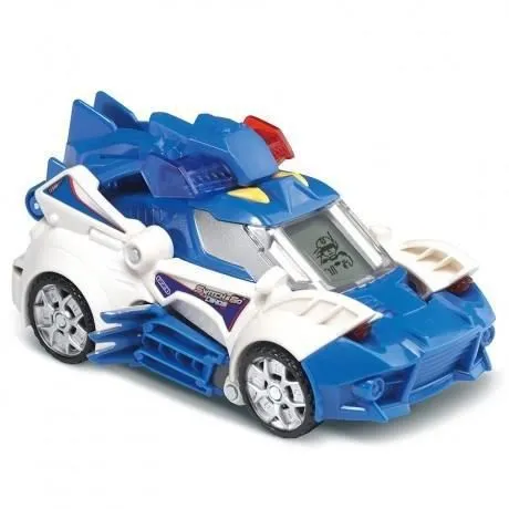 VTECH - Switch & Go Dinos - Oxor, Super Thérizinosaure (Voiture de Police)-2