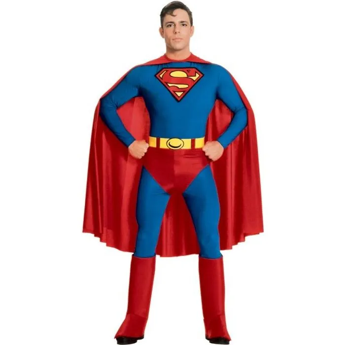 Déguisement Superman - RUBIES - Classique - Adulte - Multicolor - Blanc-0