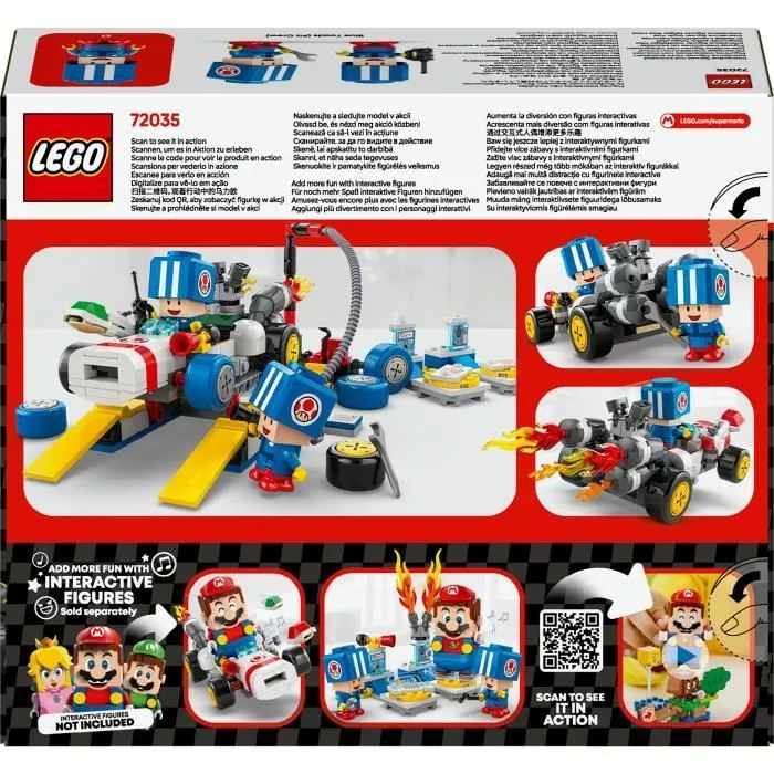LEGO Super Mario 72035 Mario Kart – Garage de Toad - Jouet Nintendo personnalisable-5