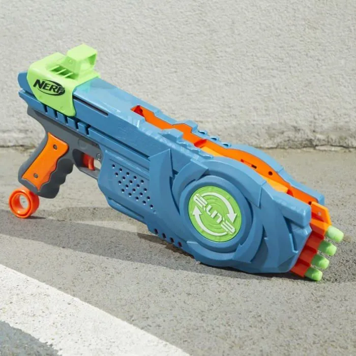 Nerf - F2549F03 - Elite 2.0, Blaster Flipshots Flip-8 avec 2 Fois 4 canons pivotants, capacite de 8 flechettes, 8 flechettes-2