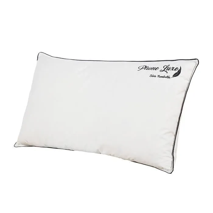 Oreiller Confort 60x60 by Sampur | 100% Plumes de Canard - Soutien Mi-Ferme - Maintien Optimal de la Nuque - Thermorégulation-2