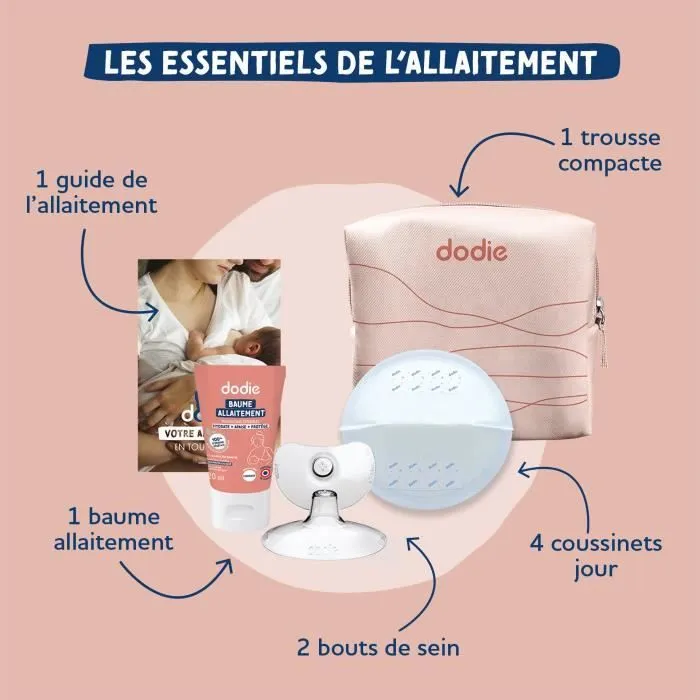 Trousse d'allaitement maternité - DODIE - Terracotta-1