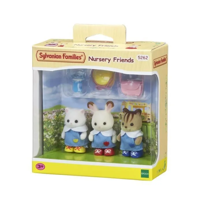 SYLVANIAN FAMILIES 5262 Les 3 Amies De La Crèche - La crèche, l'école-2