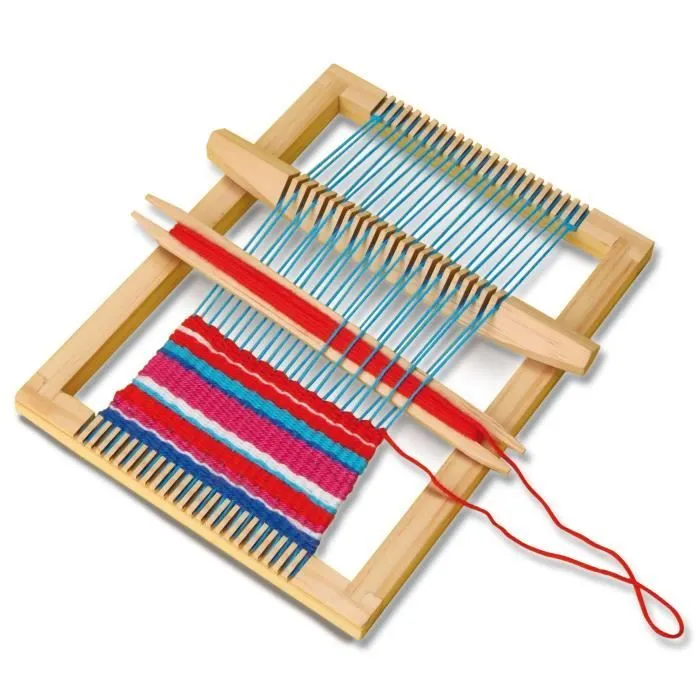 SES CREATIVE Jeu de Tissage - Avec fils de différentes couleurs-1