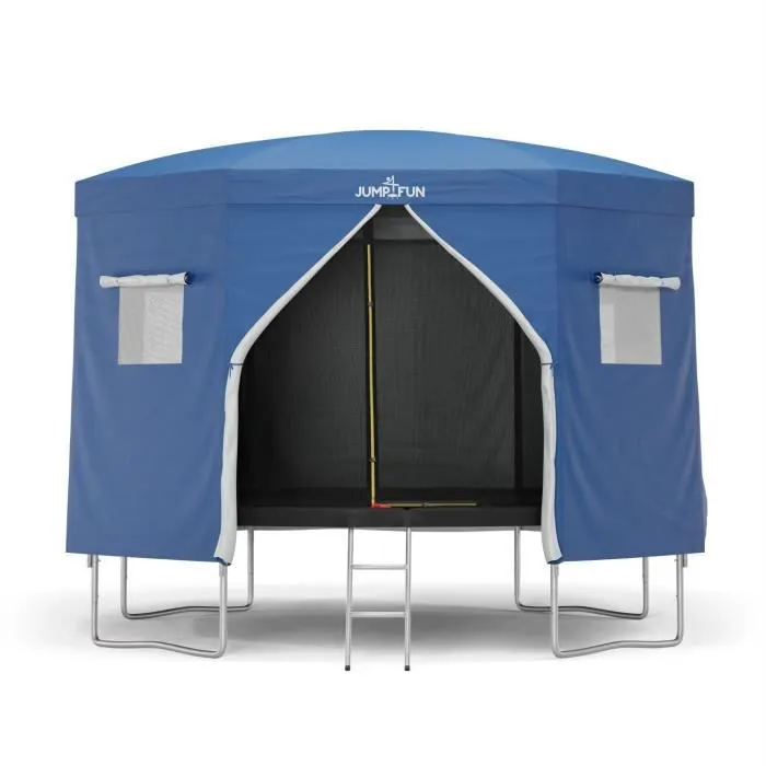 Tente camping et cabane pour trampoline 12FT-366cm - Bleu-0