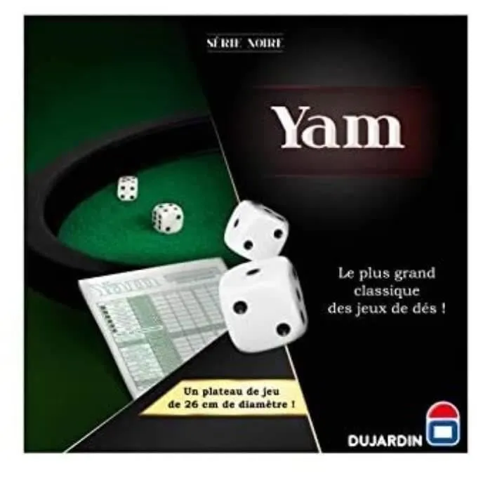 SERIE NOIRE YAM 420 - Jeu de dés - DUJARDIN - Lancez les dés et remplissez votre feuille de marque dans ce grand classique !-0