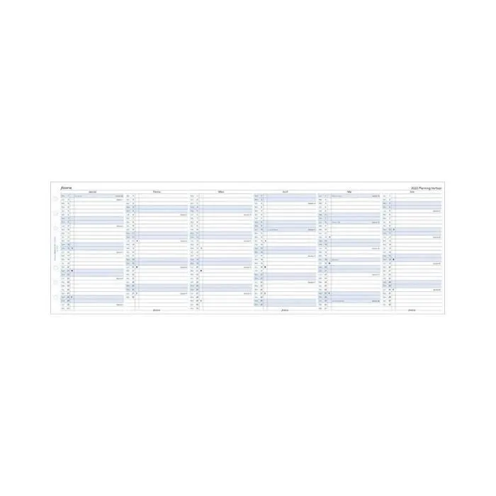 Recharge - FILOFAX - Personal 2023 - Blanc - 1 semaine sur 2 pages - Planning Annuel Vertical-1