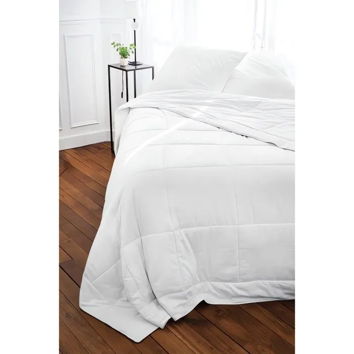 Couette Soie Hiver 380 g - Blanc - 140 x 200 cm-1
