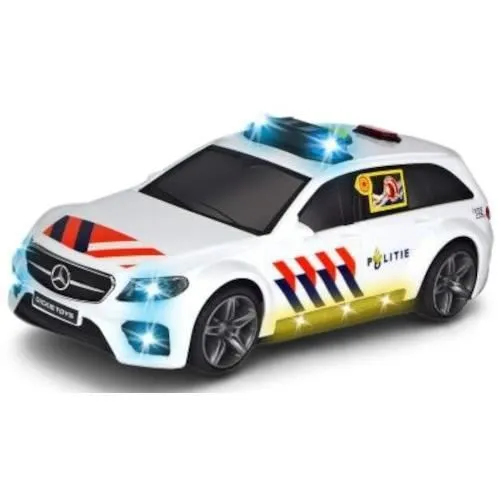 Dickie Toys voiture Dutch Police boys 30 cm 1:16 blanc-0