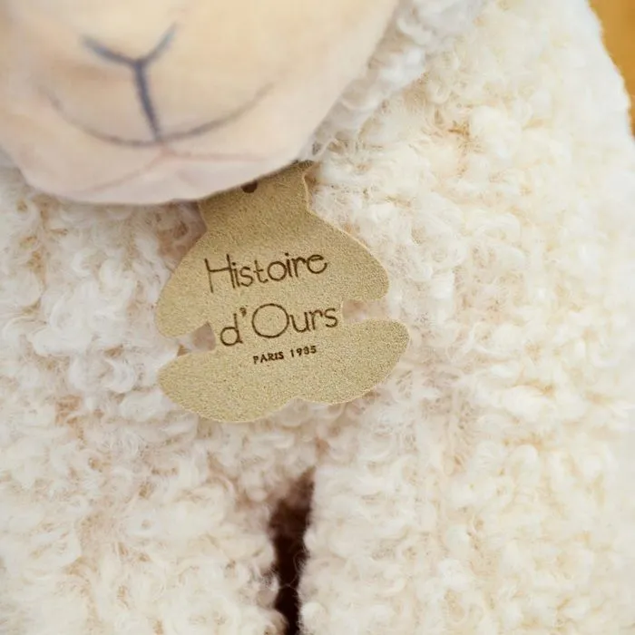 Peluche Agneau Vintage PM - Histoire d'ours - 20CM - Bébé - Blanc - Mixte-2