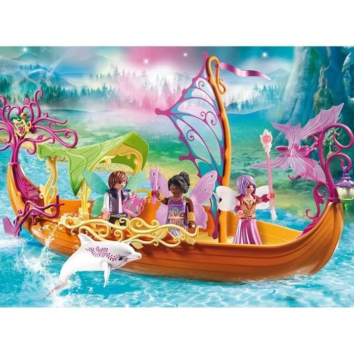 PLAYMOBIL 9133 - Bateau des Fées - Fairies - La Forêt Enchantée - 808 g-2