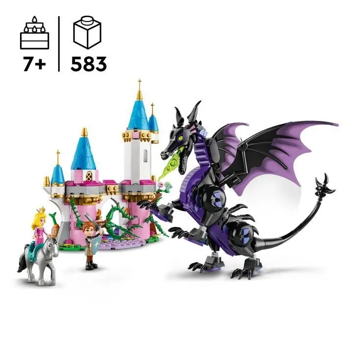 LEGO® Disney Princess 43240 Maléfique en dragon, jouet pour les fans du dessin-animé-1
