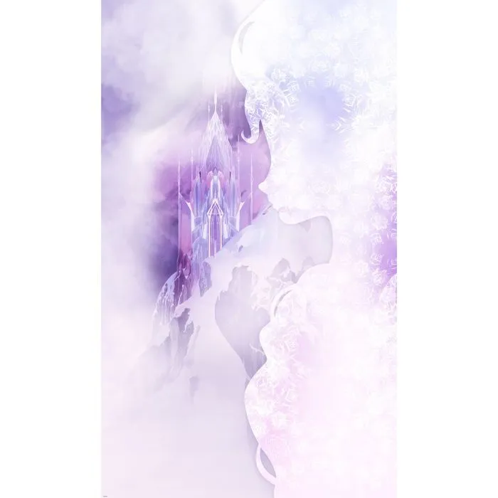 Poster géant - Disney - La Reine des Neiges - Silhouette Elsa - H 200 x L 120 cm - Intérieur-2
