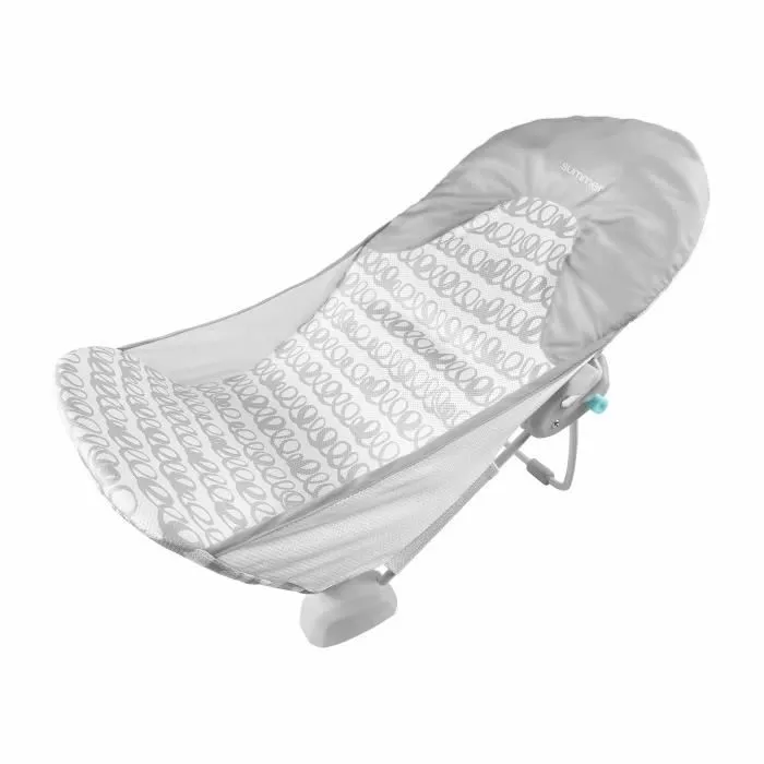 INGENUITY Transat de bain pour bébé pliable gris-0