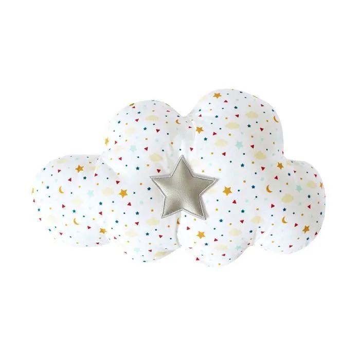 Mobile musical Grand Nuage Etoiles 30cm - TROUSSELIER - Blanc - Mixte - Dès 3 mois-1