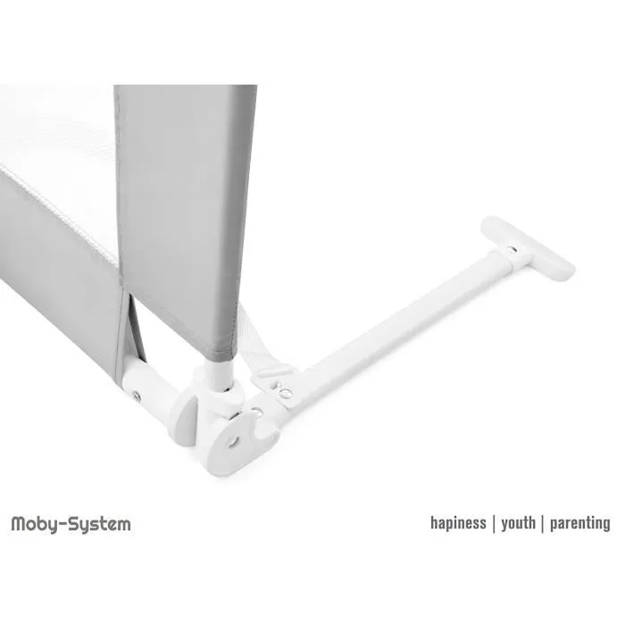 Barrière de Lit Bébé 0 - 18 mois Barrière de Protection Pliable, Stable Durable Dimensions de Couverture : 145 x 40 cm-2