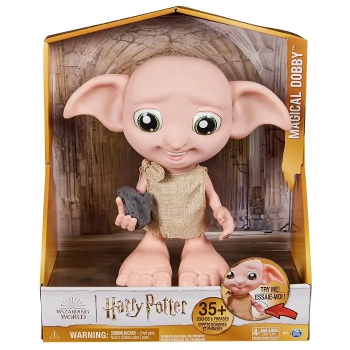 Harry Potter - Figurine DOBBY interactive - 20 cm - Wizarding World-5