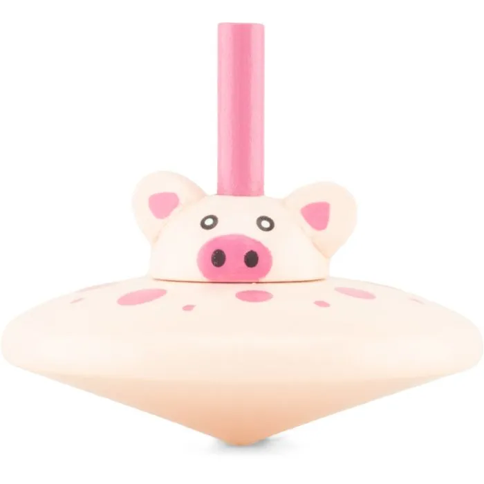 Toupie - Ulysse - Lot de 6 toupies animaux - En bois - Pour enfants à partir de 6 ans - Mixte-4