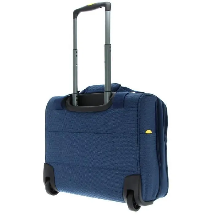 Valise - MANDARINA DUCK - Zephyr Rolling Tote - Bleu - Compartiment ordinateur - 2 roulettes-2