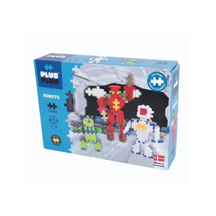 Box Mini Basic 170 pièces "robots" - Plus Plus-2