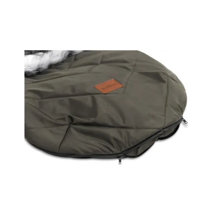 Bellochi Chanceliere Universelle pour Poussette - Capuche Réglable et Col Fourrure Amovible - khaki-2