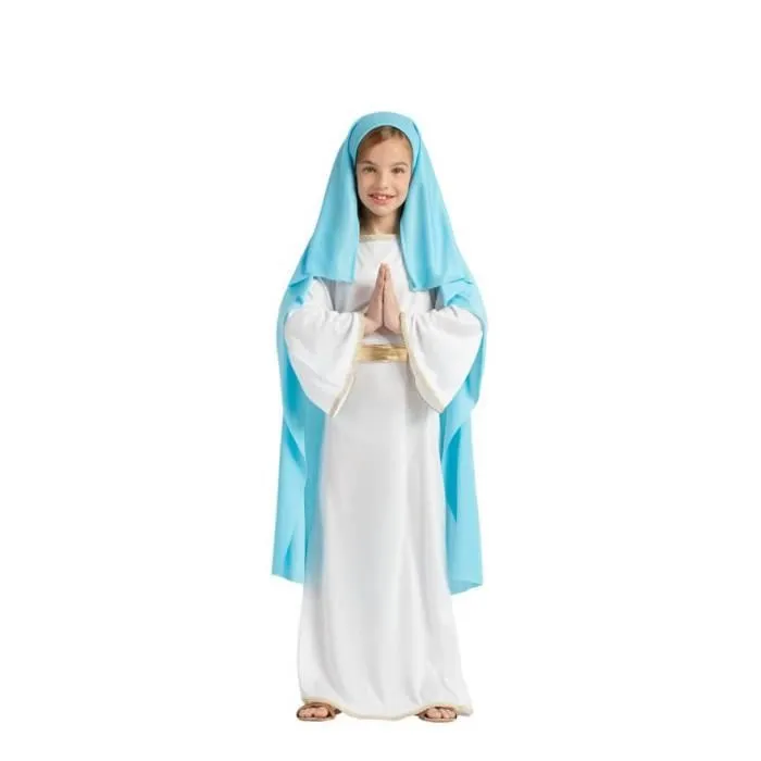Déguisement Vierge Marie - Disfrazzes - Fille - Blanc - Pour Noël-0