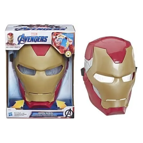 MARVEL AVENGERS MASQUE ELECTRONIQUE A VISIERE MOBILE D'IRON MAN AVEC E-0