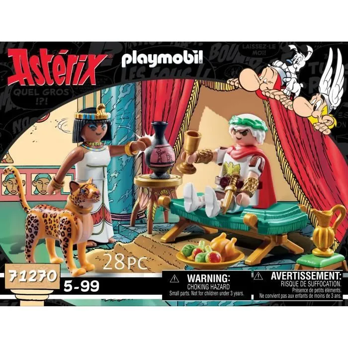 PLAYMOBIL 71270 César et Cléopâtre, Astérix, Personnages, Dès 5 ans-3