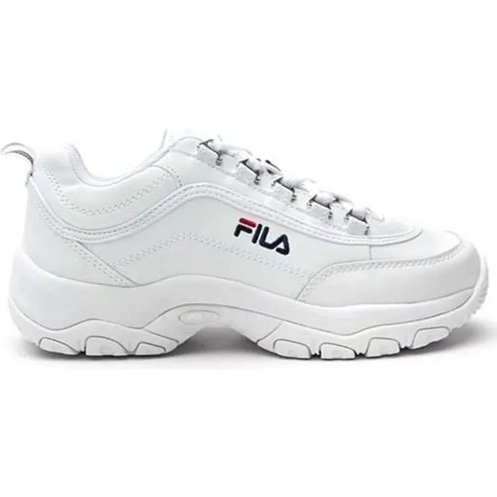 Basket Enfant FILA Strada Kids Blanc - Lacets - Synthétique - Fille-0