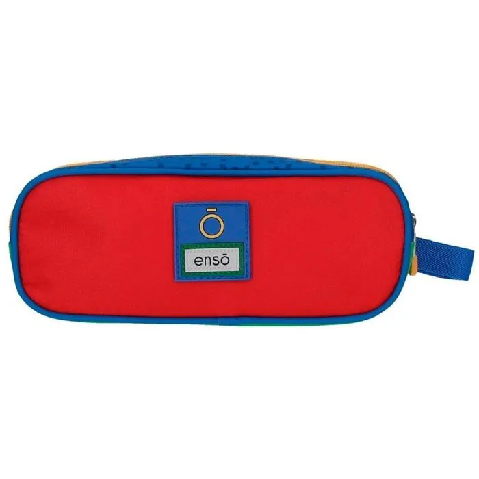 Trousse a stylo Enso - 9464221 - Jungle Club Trousse Double Multicolore 23 x 9 x 7 cm Polyester, Multicolore, Trousse Double-2