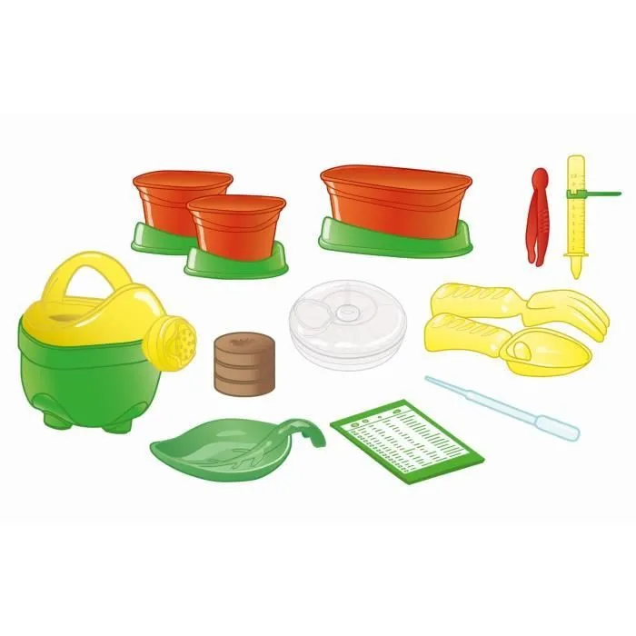 CLEMENTONI - Apprentis botanistes - Coffret scientifique - Découvrire le monde de la botanique - Outils de jardinage - Dès 5ans-2