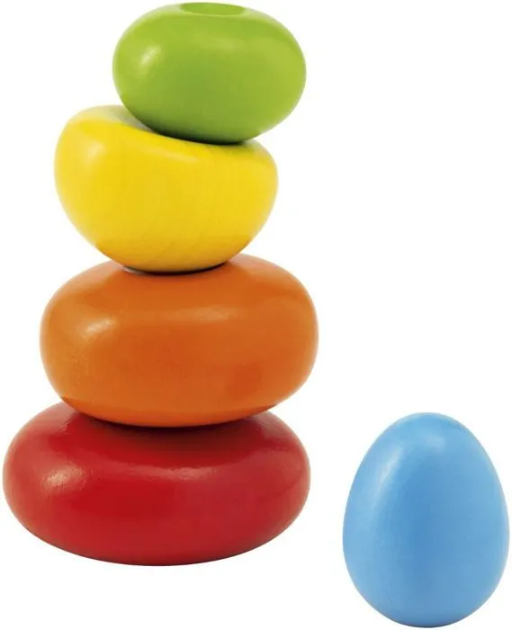 Empilable en bois : Pierres chancelantes-1