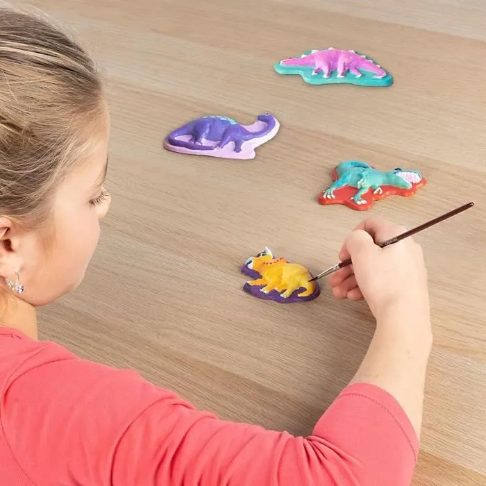 Moulage et peinture - SES CREATIVE - Dinos fantaisie - Dinosaures phosphorescents-4