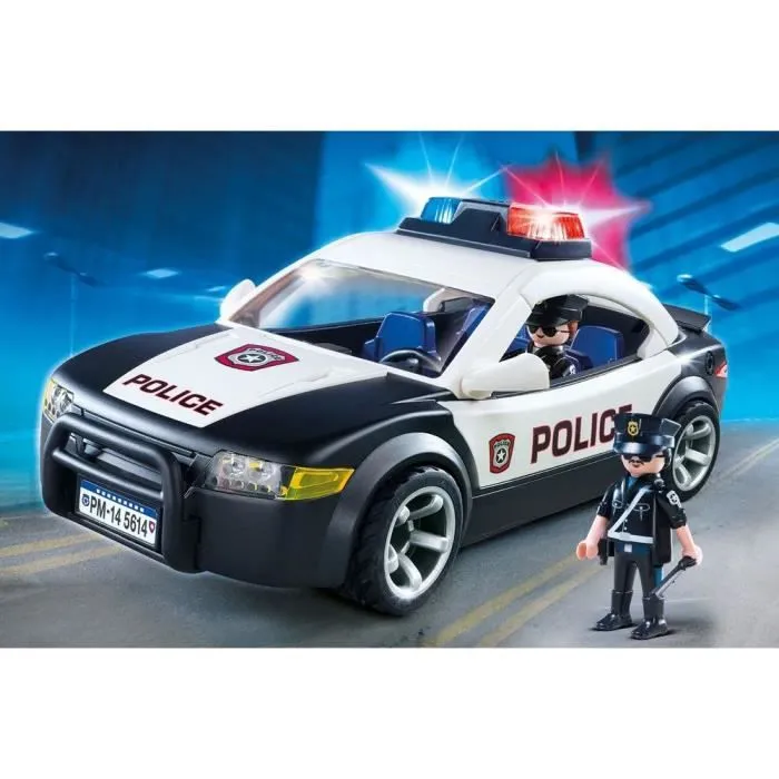 Voiture de Police - PLAYMOBIL - City Action - 5673 - Mixte - Blanc - 4 ans et plus-1