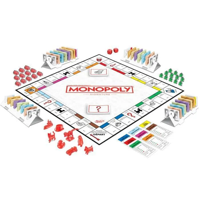 Monopoly Signature, jeu de plateau pour enfants, jeu de societe dès 4 ans, version francaise-3