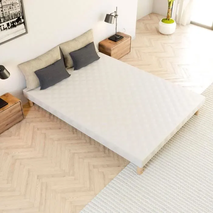 MOONLIGHT - Sommier 140x190 + 4 pieds-1