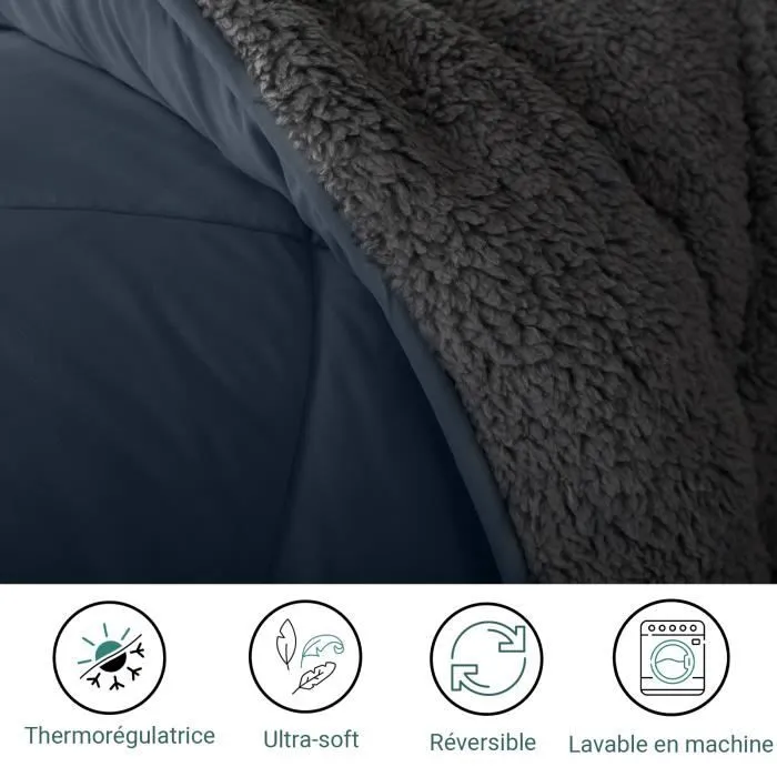 Couette - Sampur - Sherpa 240x260 - Réversible Été-Hiver - Isothermique - 4 Saisons-1