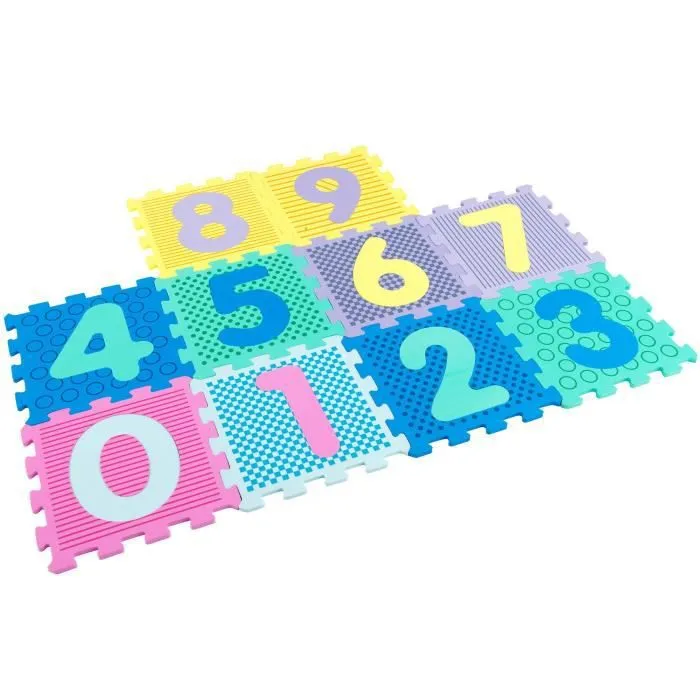 FORMULA BABY Tapis Puzzle en mousse Formes - 9 Dalles-0