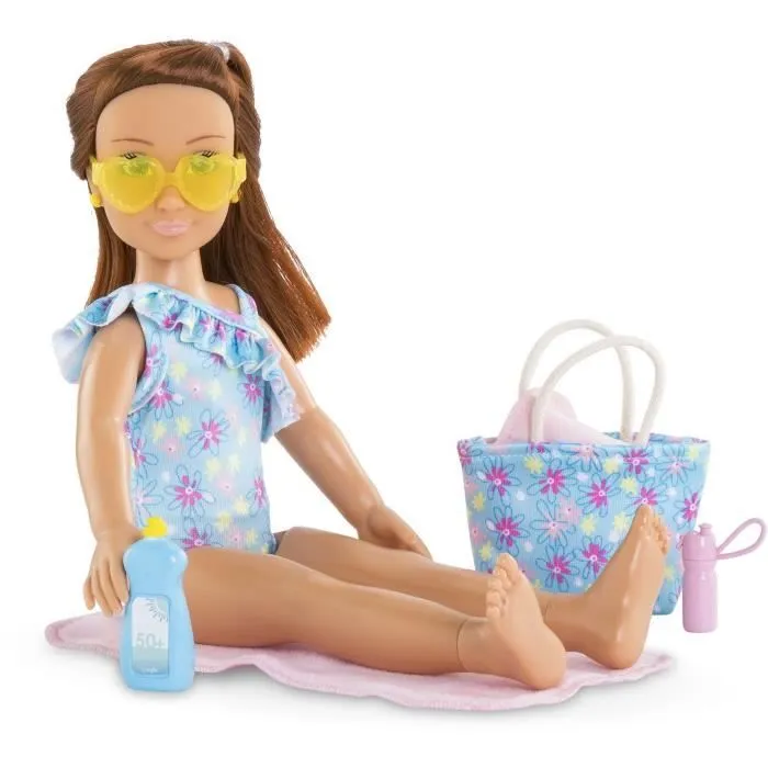 Coffret Zoé à la plage - COROLLE GIRLS - Poupée mannequin - 5 accessoires - 28 cm - Dès 4 ans-7