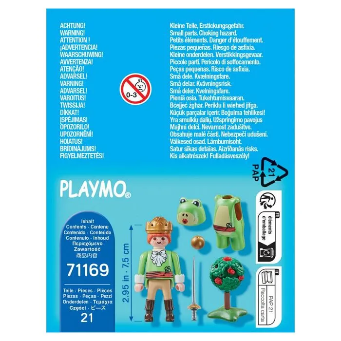 Jouet - Playmobil - 71169 - Prince et déguisement - Multicolore - 3 ans et plus - 1 figurine-1
