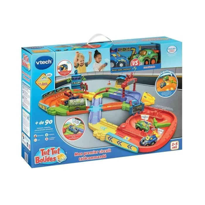 VTECH TUT TUT BOLIDES - MON PREMIER CIRCUIT TÉLÉCOMMANDÉ (+ SIMON SUPER CHAMPION / LÉO BOLIDE TURBO)-4