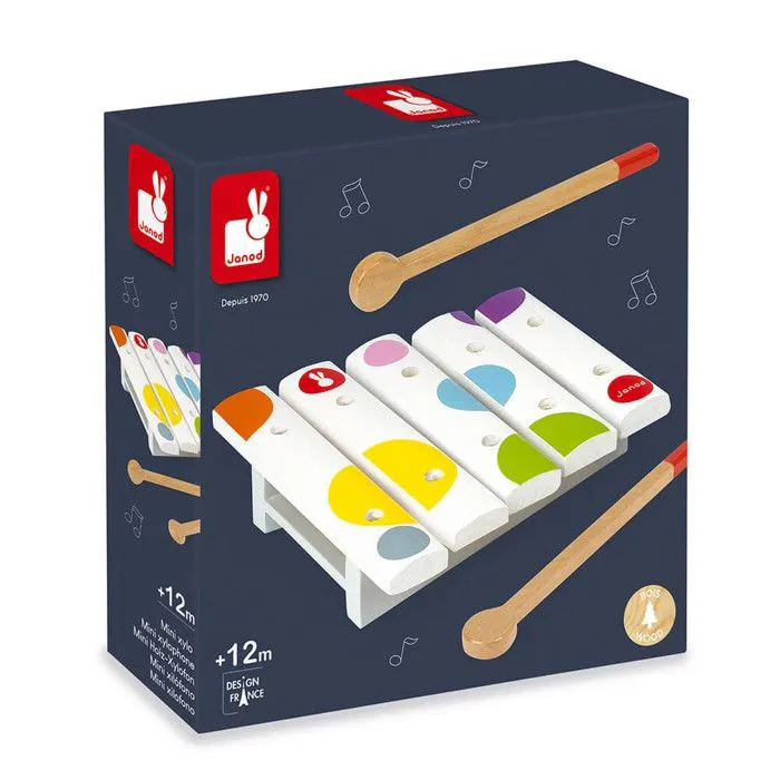 Xylophoneini xylo en bois confetti : 5 tons-2