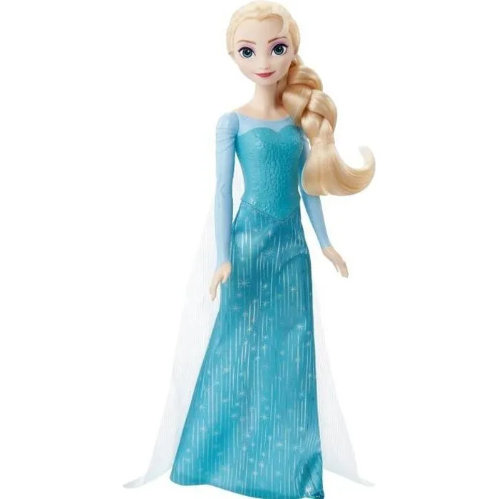 La Reine des Neiges Elsa-Mattel Poupée Disney avec habillage et accessoires HLW47-0